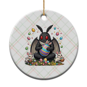 Mothman Easter Bunny Ceramic Ornament Funny West Virginia Cryptid Lover Gift TS12 1pc Christmas Plaid Print Your Wear