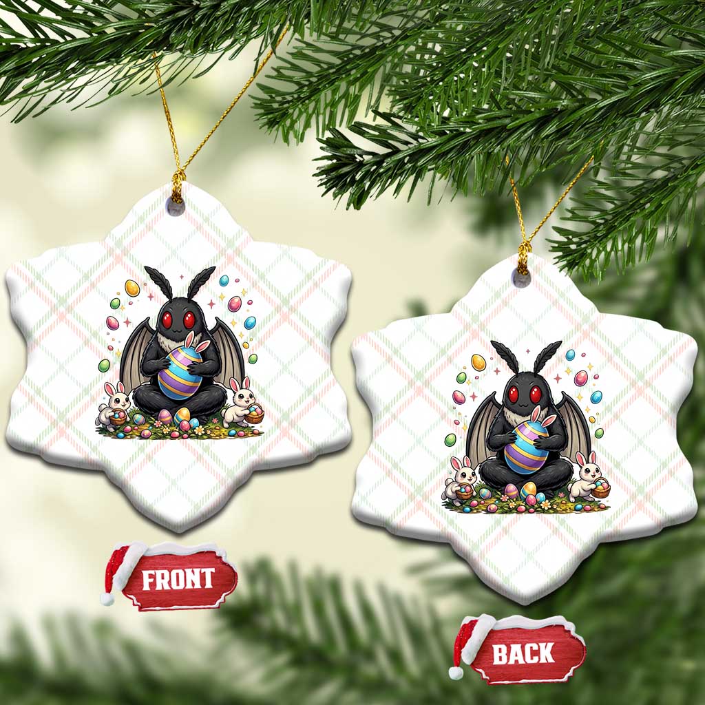 Mothman Easter Bunny Ceramic Ornament Funny West Virginia Cryptid Lover Gift TS12 Print Your Wear