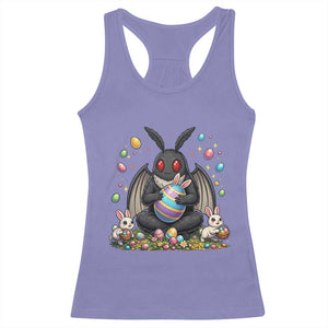 Mothman Easter Bunny Racerback Tank Top Funny West Virginia Cryptid Lover Gift TS12 Violet Print Your Wear