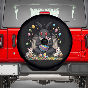 Mothman Easter Bunny Spare Tire Cover Funny West Virginia Cryptid Lover Gift TS12 Black Print Your Wear