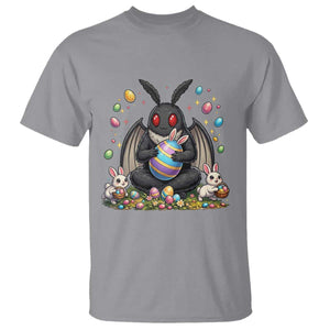 Mothman Easter Bunny T Shirt Funny West Virginia Cryptid Lover Gift TS12 Sport Gray Print Your Wear