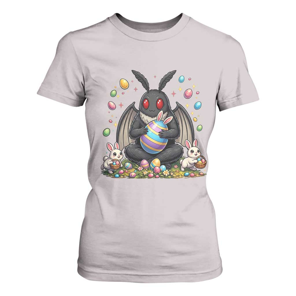 Mothman Easter Bunny T Shirt For Women Funny West Virginia Cryptid Lover Gift TS12 Ice Gray Print Your Wear