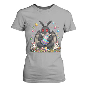 Mothman Easter Bunny T Shirt For Women Funny West Virginia Cryptid Lover Gift TS12 Sport Gray Print Your Wear