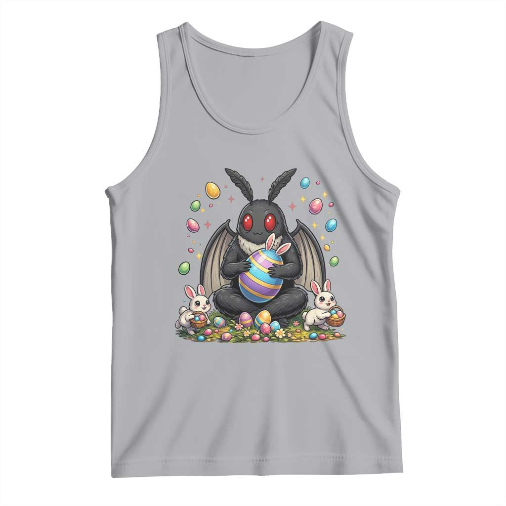 Mothman Easter Bunny Tank Top Funny West Virginia Cryptid Lover Gift TS12 Athletic Heather Print Your Wear