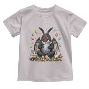 Mothman Easter Bunny Toddler T Shirt Funny West Virginia Cryptid Lover Gift TS12 Ice Gray Print Your Wear