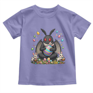 Mothman Easter Bunny Toddler T Shirt Funny West Virginia Cryptid Lover Gift TS12 Violet Print Your Wear