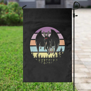 Retro Sunset Mothman Easter Egg Hunt Garden Flag Cryptid Lover Gift TS12 Print Your Wear