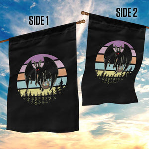 Retro Sunset Mothman Easter Egg Hunt Garden Flag Cryptid Lover Gift TS12 Print Your Wear
