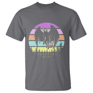 Retro Sunset Mothman Easter Egg Hunt T Shirt Cryptid Lover Gift TS12 Charcoal Print Your Wear