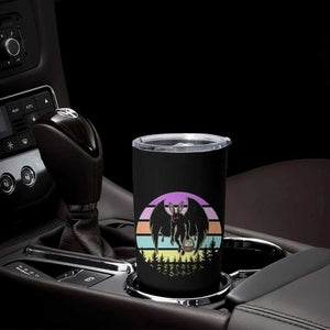 Retro Sunset Mothman Easter Egg Hunt Tumbler Cup Cryptid Lover Gift TS12 Print Your Wear