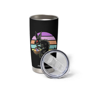 Retro Sunset Chupacabra Easter Egg Hunt Tumbler Cup Cryptid Lover Gift TS12 Print Your Wear