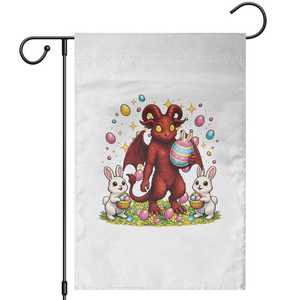 Jersey Devil Easter Egg Hunt Garden Flag Funny Pine Barrens Folklore Gift TS12 Black Print Your Wear