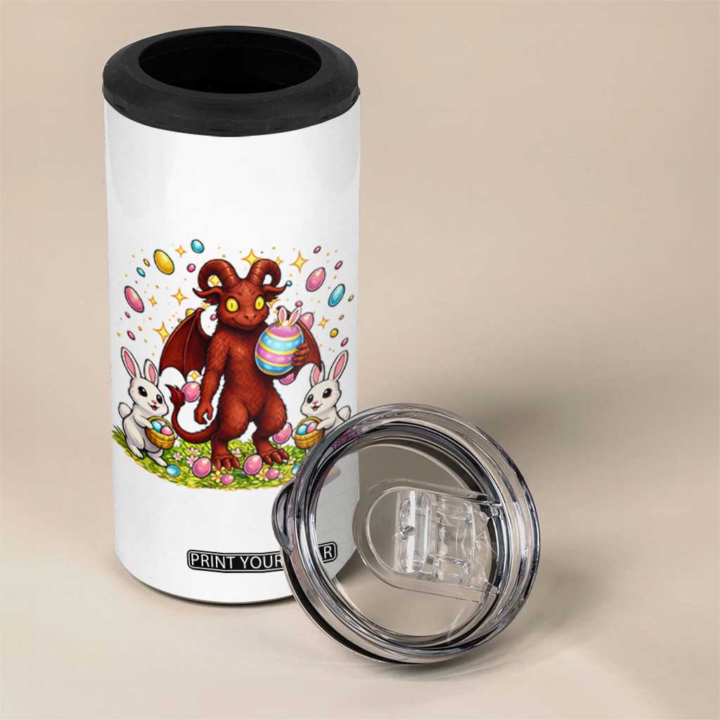 Jersey Devil Easter Egg Hunt 4 in 1 Can Cooler Tumbler Funny Pine Barrens Folklore Gift TS12 Print Your Wear