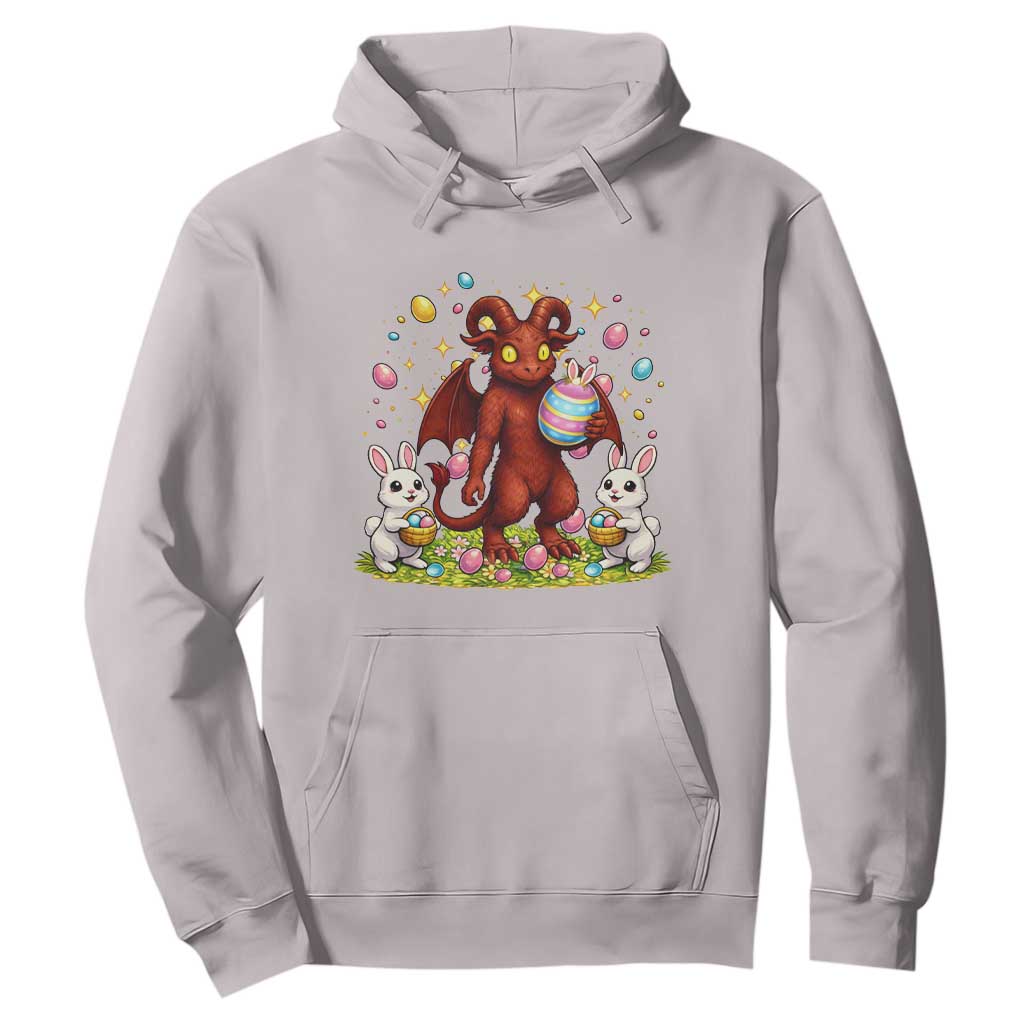 Jersey Devil Easter Egg Hunt Hoodie Funny Pine Barrens Folklore Gift TS12 Ice Gray Print Your Wear