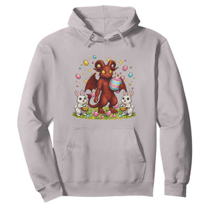 Jersey Devil Easter Egg Hunt Hoodie Funny Pine Barrens Folklore Gift TS12 Ice Gray Print Your Wear