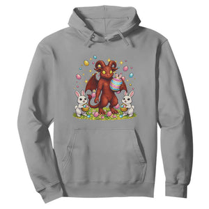 Jersey Devil Easter Egg Hunt Hoodie Funny Pine Barrens Folklore Gift TS12 Sport Gray Print Your Wear