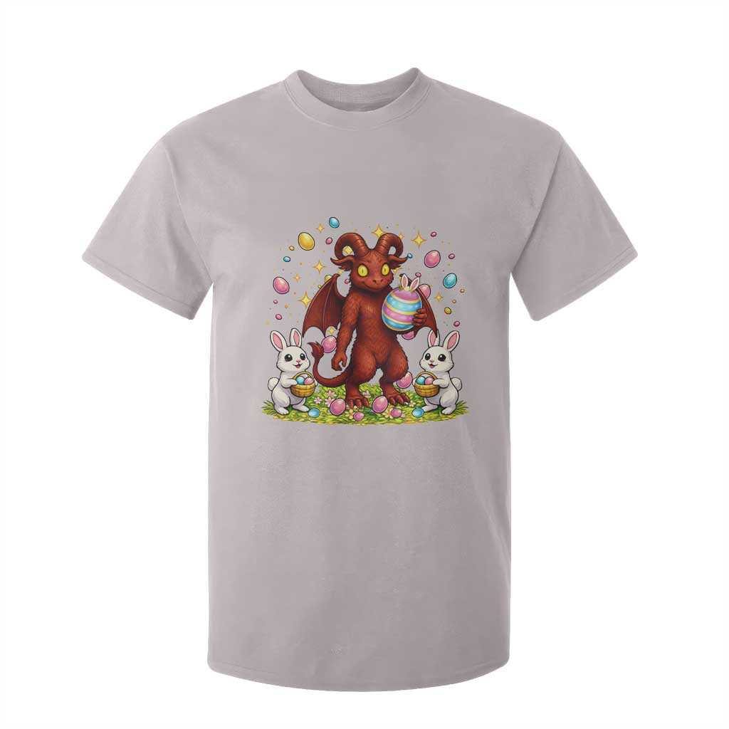 Jersey Devil Easter Egg Hunt T Shirt For Kid Funny Pine Barrens Folklore Gift TS12 Ice Gray Print Your Wear