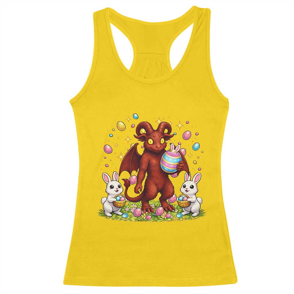 Jersey Devil Easter Egg Hunt Racerback Tank Top Funny Pine Barrens Folklore Gift TS12 Daisy Print Your Wear