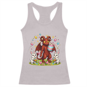Jersey Devil Easter Egg Hunt Racerback Tank Top Funny Pine Barrens Folklore Gift TS12 Ice Gray Print Your Wear