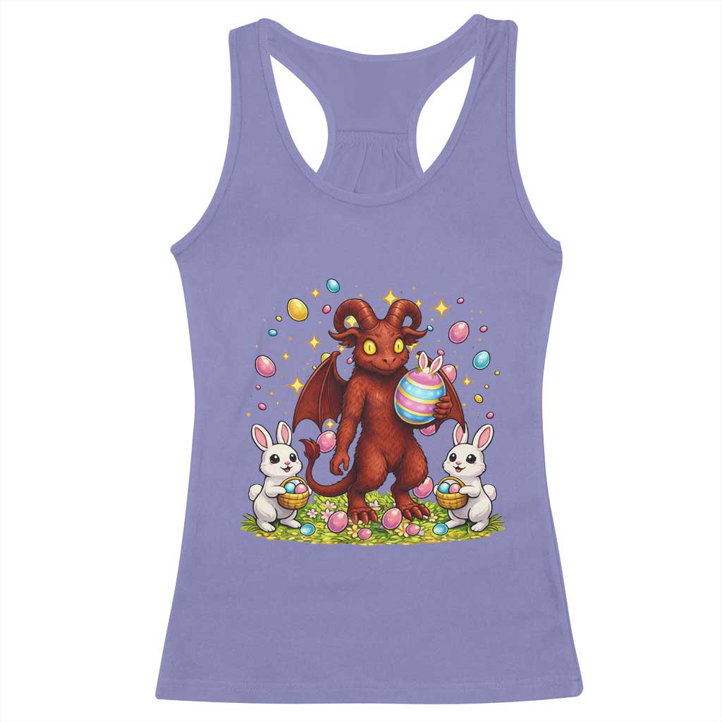 Jersey Devil Easter Egg Hunt Racerback Tank Top Funny Pine Barrens Folklore Gift TS12 Violet Print Your Wear