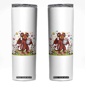 Jersey Devil Easter Egg Hunt Skinny Tumbler Funny Pine Barrens Folklore Gift TS12 White Print Your Wear