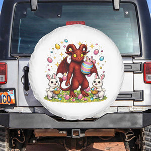 Jersey Devil Easter Egg Hunt Spare Tire Cover Funny Pine Barrens Folklore Gift TS12 No hole Black Print Your Wear