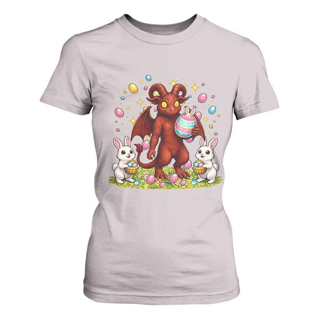 Jersey Devil Easter Egg Hunt T Shirt For Women Funny Pine Barrens Folklore Gift TS12 Ice Gray Print Your Wear