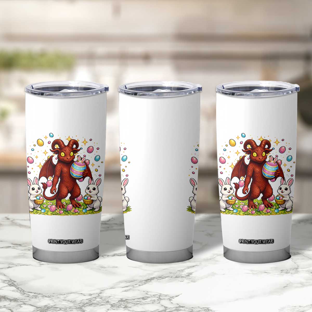 Jersey Devil Easter Egg Hunt Tumbler Cup Funny Pine Barrens Folklore Gift TS12 Print Your Wear