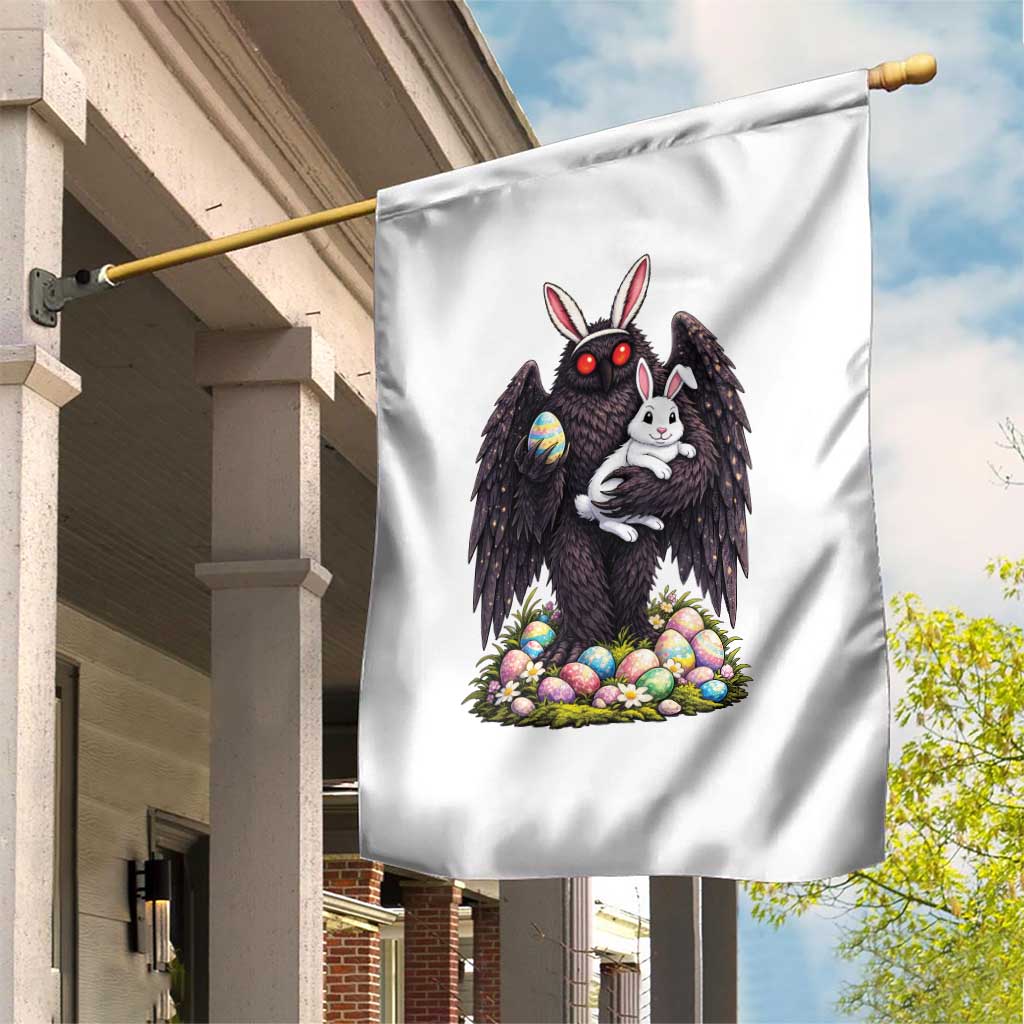 Funny Mothman Bunny Ears Garden Flag Point Pleasant Cryptid Lover Gift TS12 Print Your Wear