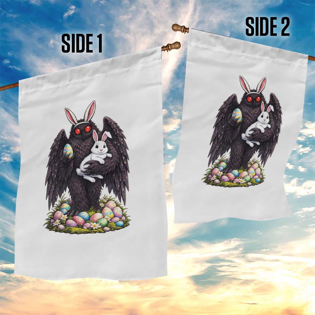 Funny Mothman Bunny Ears Garden Flag Point Pleasant Cryptid Lover Gift TS12 Print Your Wear