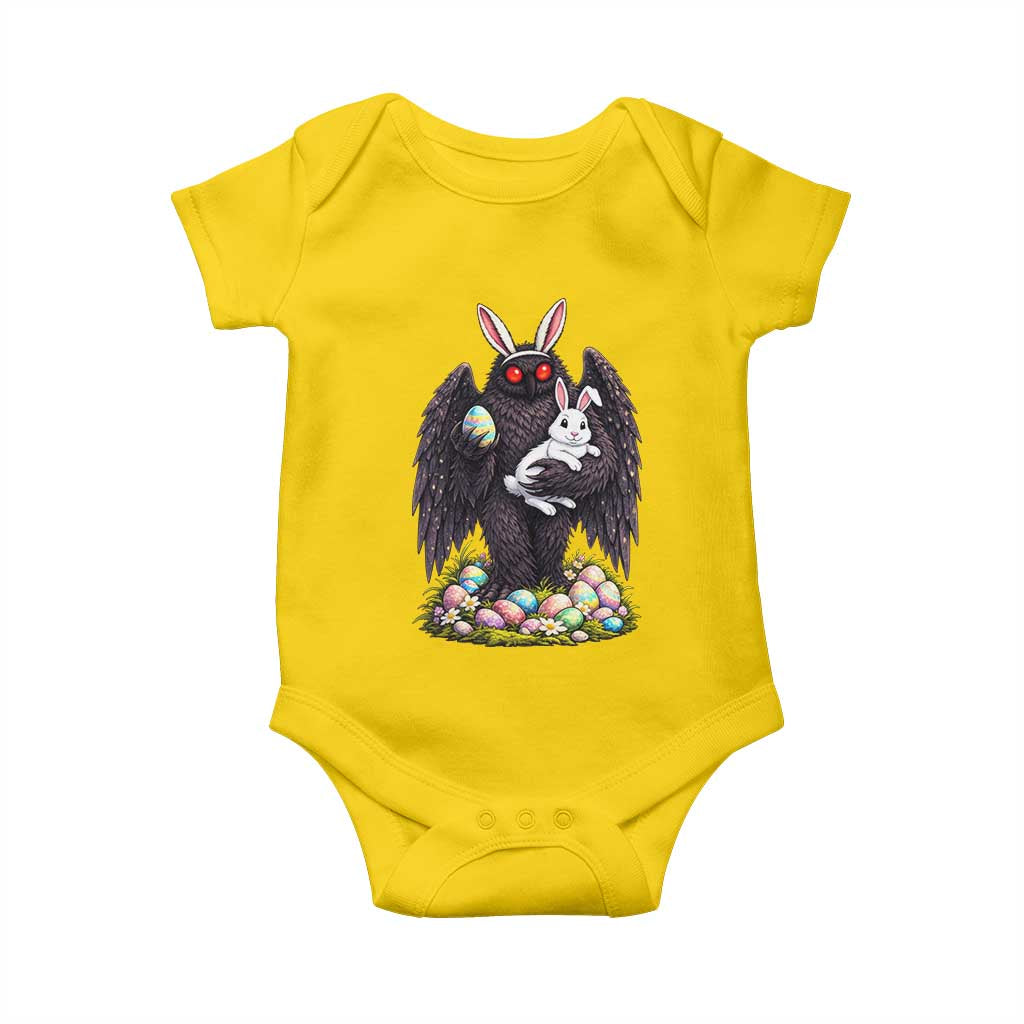 Funny Mothman Bunny Ears Baby Onesie Point Pleasant Cryptid Lover Gift TS12 Daisy Print Your Wear