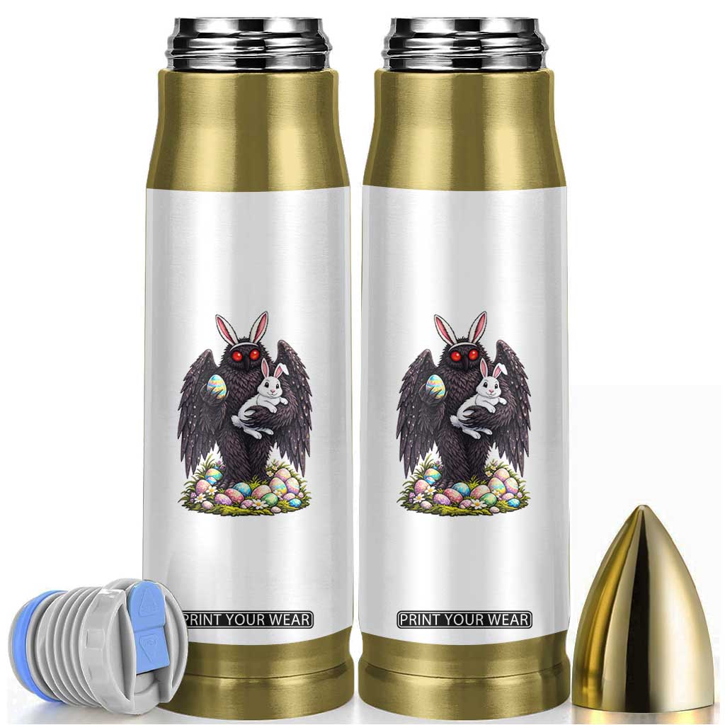Funny Mothman Bunny Ears Bullet Tumbler Point Pleasant Cryptid Lover Gift TS12 White Print Your Wear