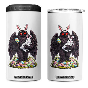 Funny Mothman Bunny Ears 4 in 1 Can Cooler Tumbler Point Pleasant Cryptid Lover Gift TS12 One Size: 16 oz White Print Your Wear