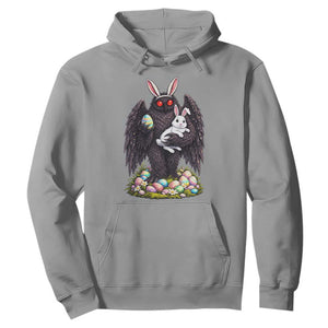 Funny Mothman Bunny Ears Hoodie Point Pleasant Cryptid Lover Gift TS12 Sport Gray Print Your Wear