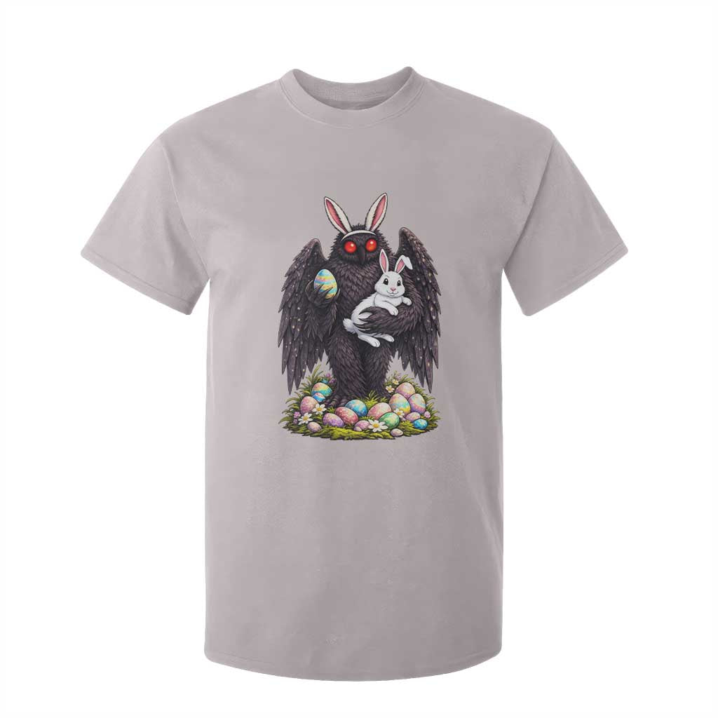 Funny Mothman Bunny Ears T Shirt For Kid Point Pleasant Cryptid Lover Gift TS12 Ice Gray Print Your Wear
