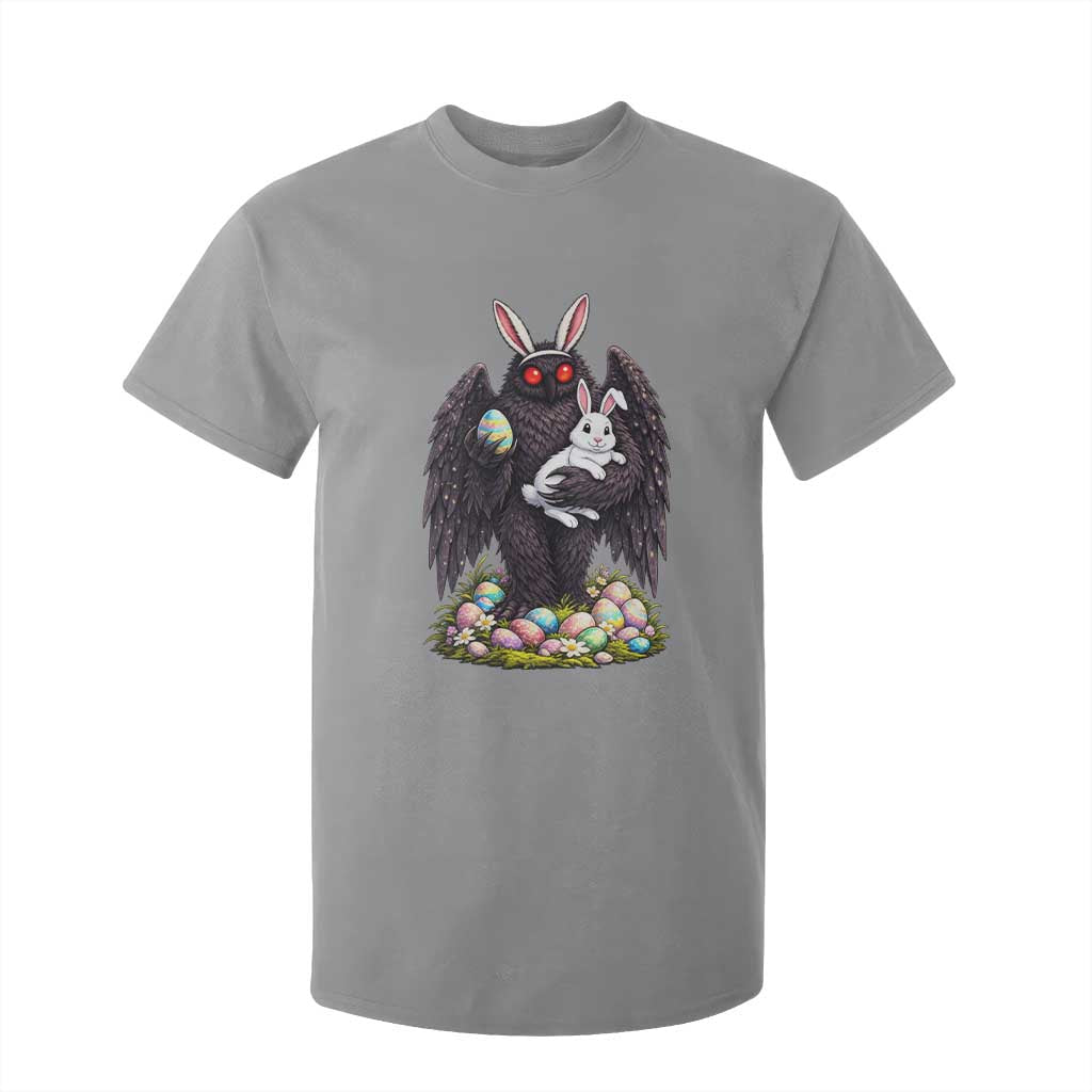 Funny Mothman Bunny Ears T Shirt For Kid Point Pleasant Cryptid Lover Gift TS12 Sport Gray Print Your Wear