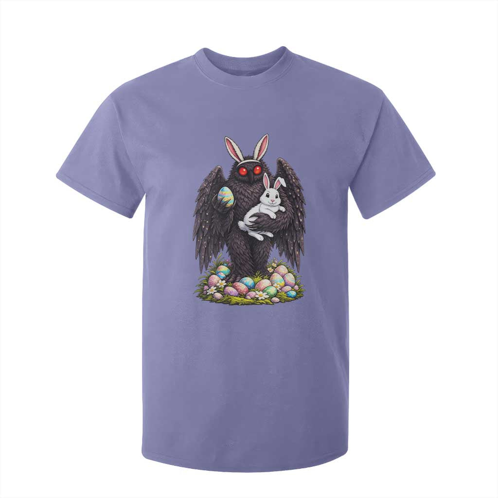 Funny Mothman Bunny Ears T Shirt For Kid Point Pleasant Cryptid Lover Gift TS12 Violet Print Your Wear