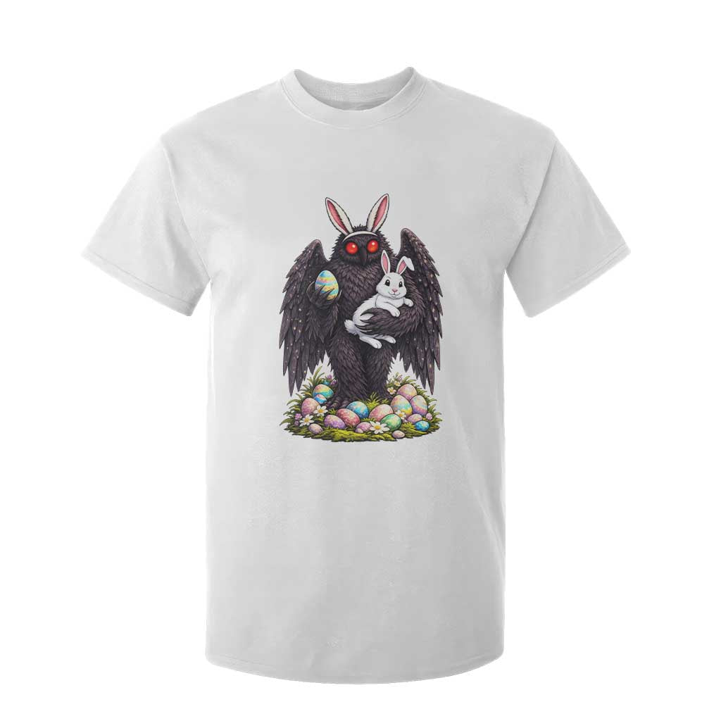 Funny Mothman Bunny Ears T Shirt For Kid Point Pleasant Cryptid Lover Gift TS12 White Print Your Wear