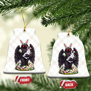Funny Mothman Bunny Ears Ceramic Ornament Point Pleasant Cryptid Lover Gift TS12 Print Your Wear
