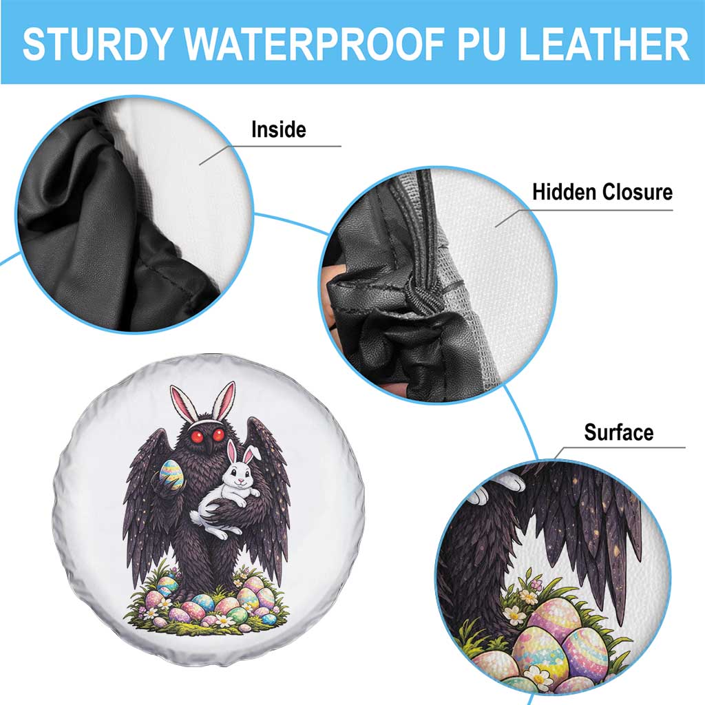 Funny Mothman Bunny Ears Spare Tire Cover Point Pleasant Cryptid Lover Gift TS12 Print Your Wear