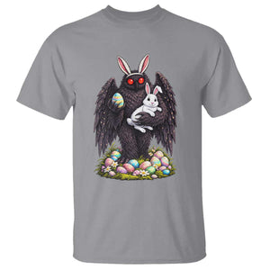 Funny Mothman Bunny Ears T Shirt Point Pleasant Cryptid Lover Gift TS12 Sport Gray Print Your Wear