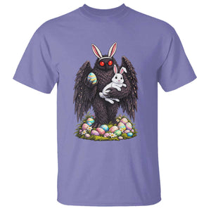 Funny Mothman Bunny Ears T Shirt Point Pleasant Cryptid Lover Gift TS12 Violet Print Your Wear
