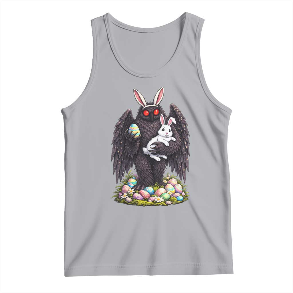 Funny Mothman Bunny Ears Tank Top Point Pleasant Cryptid Lover Gift TS12 Athletic Heather Print Your Wear