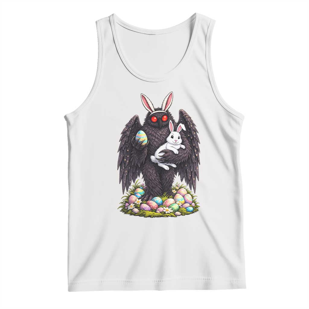 Funny Mothman Bunny Ears Tank Top Point Pleasant Cryptid Lover Gift TS12 White Print Your Wear
