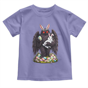 Funny Mothman Bunny Ears Toddler T Shirt Point Pleasant Cryptid Lover Gift TS12 Violet Print Your Wear