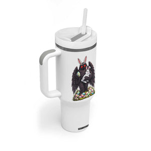Funny Mothman Bunny Ears Tumbler With Handle Point Pleasant Cryptid Lover Gift TS12 Print Your Wear