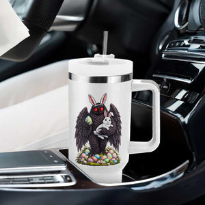 Funny Mothman Bunny Ears Tumbler With Handle Point Pleasant Cryptid Lover Gift TS12 Print Your Wear