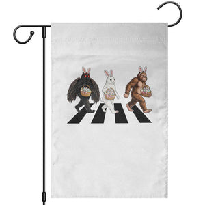 Funny Easter Bunny Bigfoot Mothman Garden Flag Cryptid Lover Gift TS12 White Print Your Wear