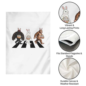 Funny Easter Bunny Bigfoot Mothman Garden Flag Cryptid Lover Gift TS12 Print Your Wear