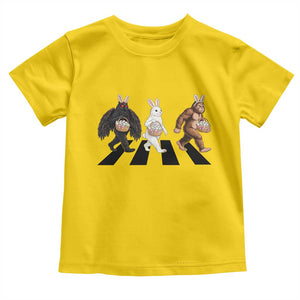 Funny Easter Bunny Bigfoot Mothman Toddler T Shirt Cryptid Lover Gift TS12 Daisy Print Your Wear